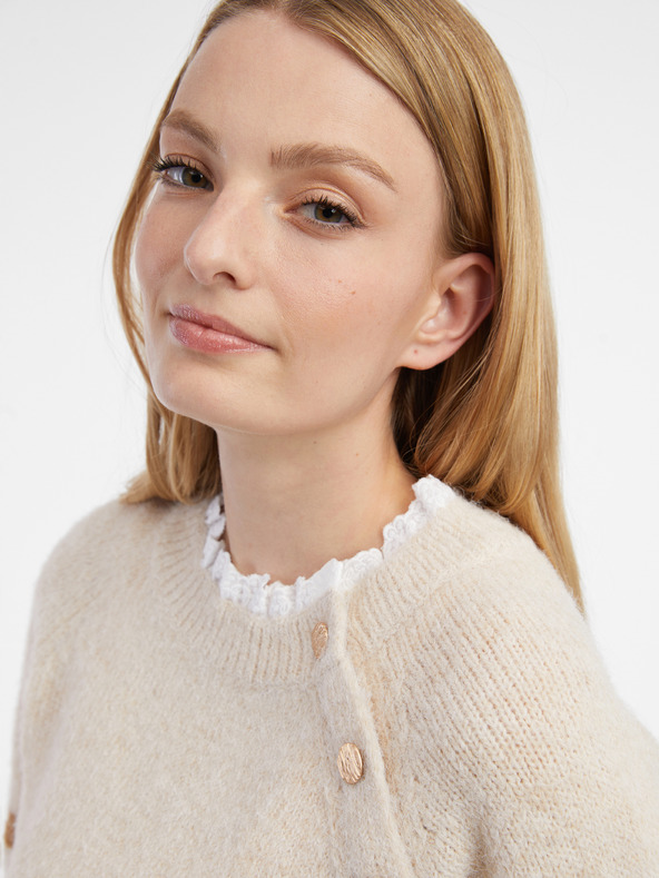 Orsay Pulover bej cu dungi pentru femei ORSAY