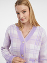 Orsay Cardigan cu carouri mov deschis pentru femei ORSAY