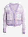 Orsay Cardigan cu carouri mov deschis pentru femei ORSAY