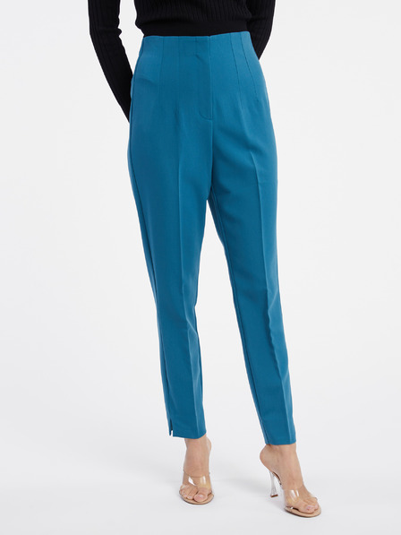 Orsay Pantaloni de culoare albastră pentru femei ORSAY