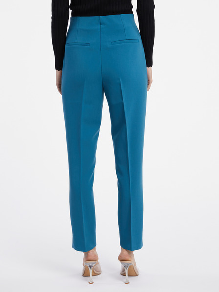 Orsay Pantaloni de culoare albastră pentru femei ORSAY