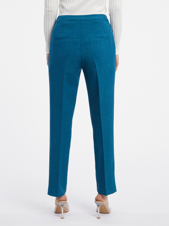 Orsay Pantaloni de culoare albastră pentru femei ORSAY