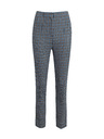 Orsay Pantaloni de damă cu model negru-albastru ORSAY