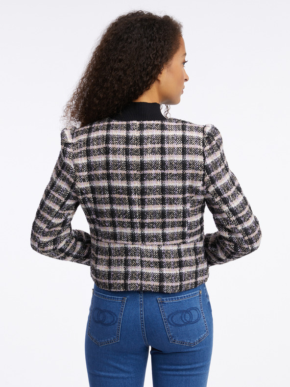 Orsay Jachetă în carouri pentru femei ORSAY