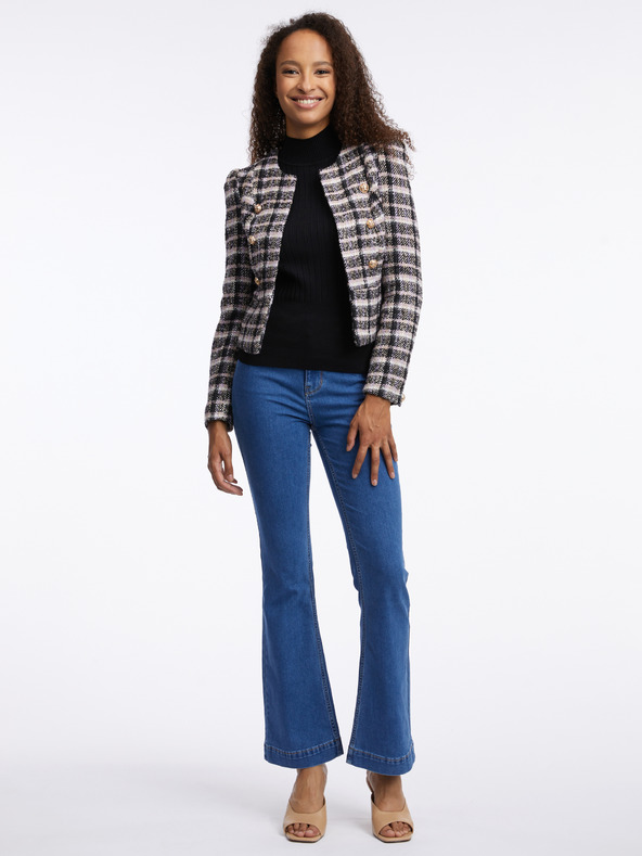 Orsay Jachetă în carouri pentru femei ORSAY