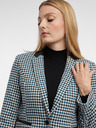 Orsay Sacou de damă cu model negru-albastru ORSAY