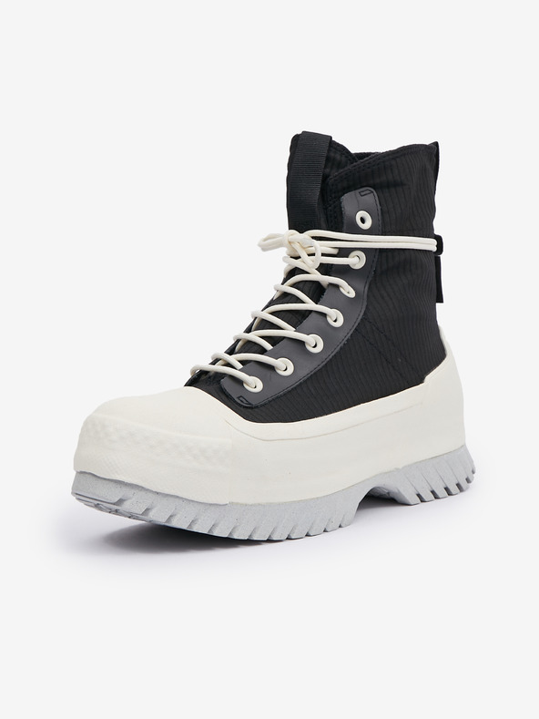 Converse Adidași negri cu platformă pe gleznă Converse Chuck Taylor All Star Lugged 2.0