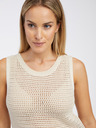 Jacqueline de Yong Top tricotat bej pentru femei JDY Tikka