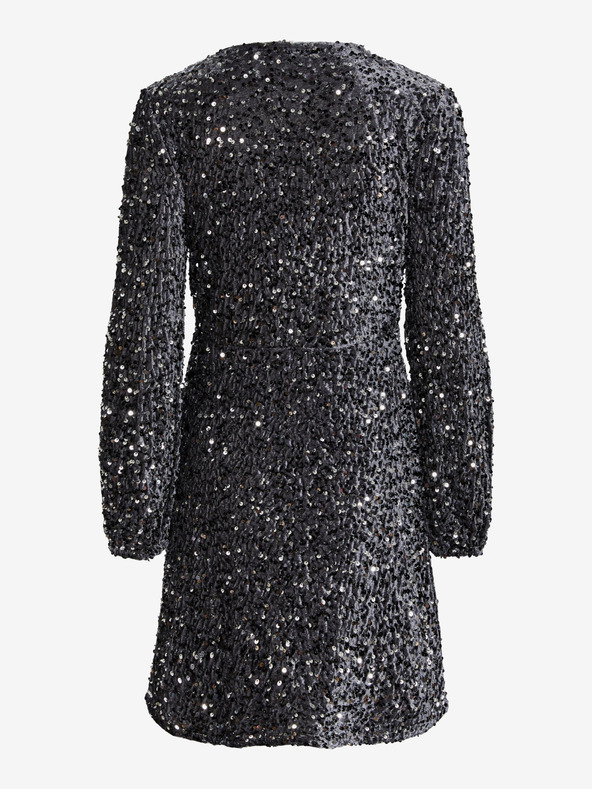 Pieces Rochie cu paiete gri pentru femei Pieces Kam