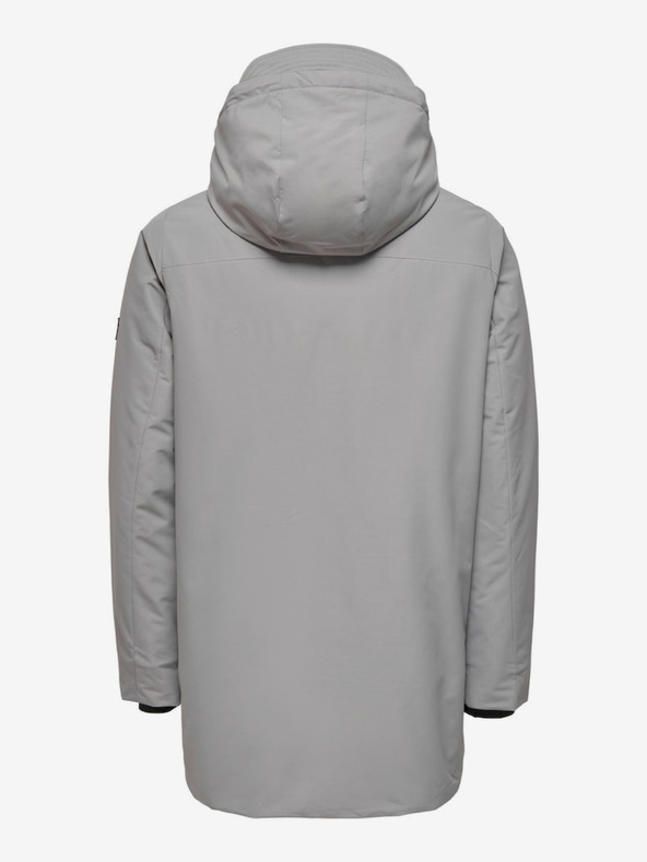 ONLY & SONS Parka de iarnă gri pentru bărbați ONLY & SONS Carl