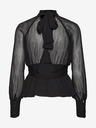 AWARE by VERO MODA Bluză neagră pentru femei AWARE by VERO MODA Gaila