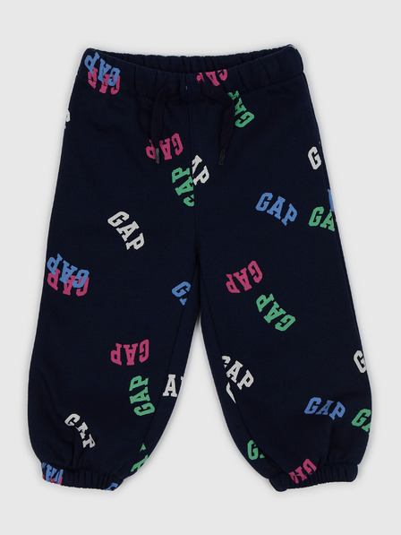 GAP Baby pantaloni de trening cu logo GAP