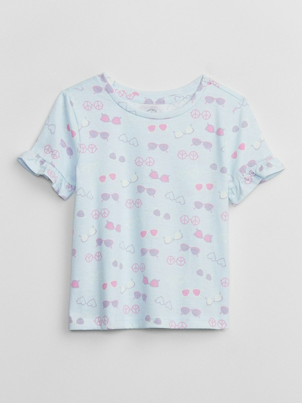 GAP Tricou cu volane pentru copii GAP