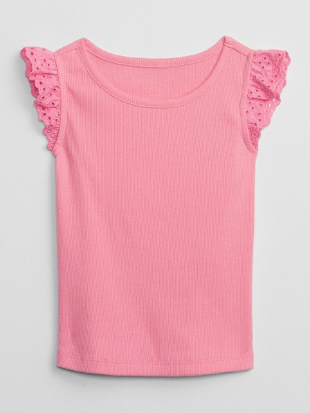 GAP Top pentru copii, cu broderie englezească GAP