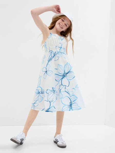 GAP Rochie midi cu imprimeu floral pentru copii GAP