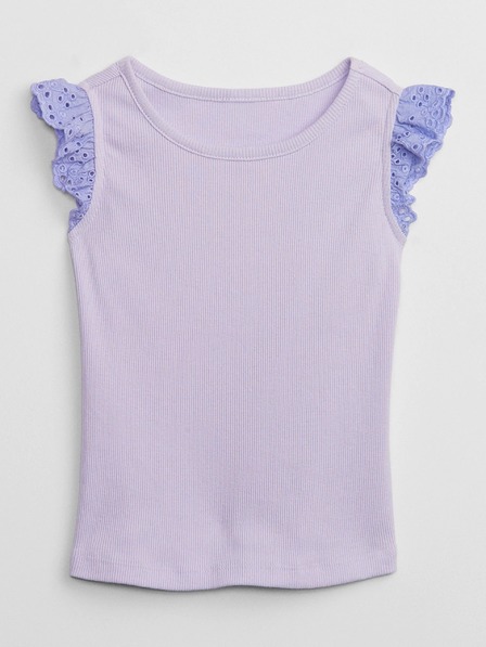 GAP Top pentru copii, cu broderie englezească GAP