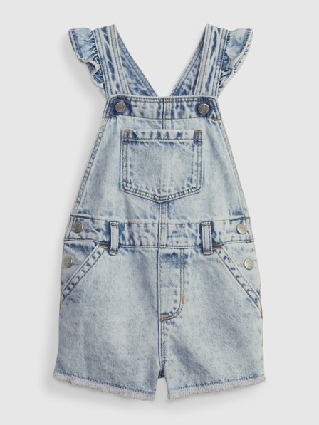 GAP Baby pantaloni scurți din denim cu bretele GAP