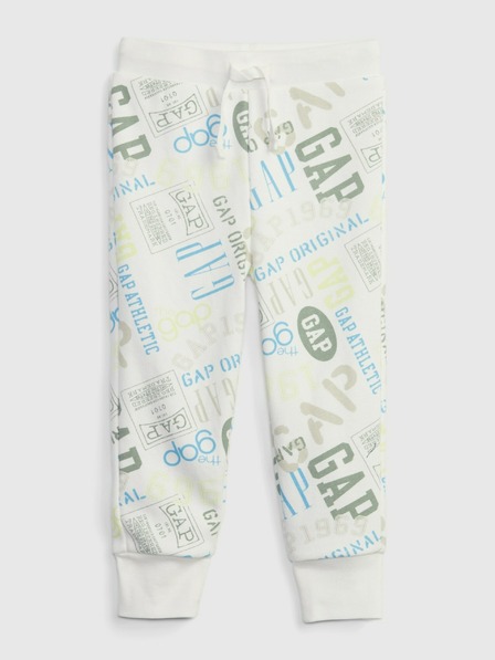 GAP Baby pantaloni de trening cu logo GAP