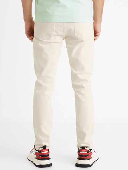 Celio Blugi slim fit crem pentru bărbați Celio C25 Dolasi