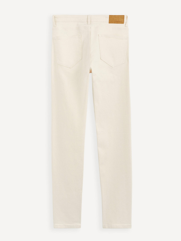 Celio Blugi slim fit crem pentru bărbați Celio C25 Dolasi