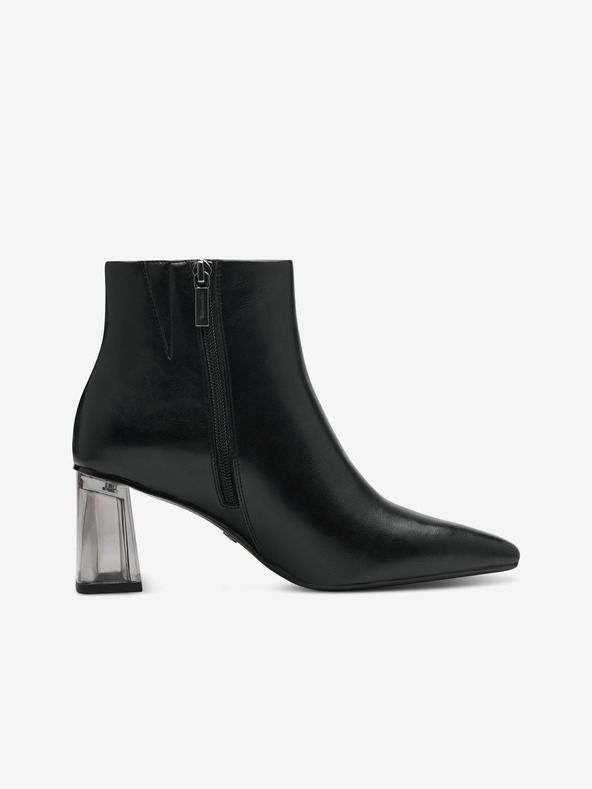 Tamaris Botine negre cu toc, pentru femei Tamaris