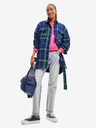 Desigual Desigual Paris Blue Plaid Shirt Jacket
