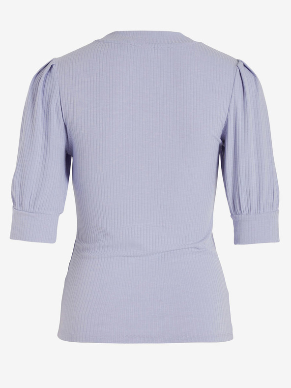 Vila Violet deschis Tricou cu nervuri pentru femei VILA Felia