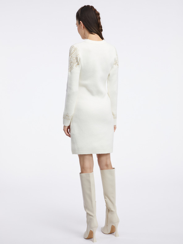 Orsay Rochie pulover crem pentru femei ORSAY