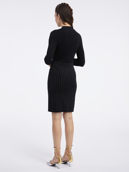 Orsay Rochie pulover negru pentru femei ORSAY