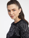 Orsay Pulover negru cu model pentru femei ORSAY