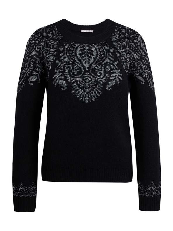 Orsay Pulover negru cu model pentru femei ORSAY