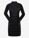 ALPINE PRO Rochie hi-therm de iarnă neagră pentru femei ALPINE PRO OMERA