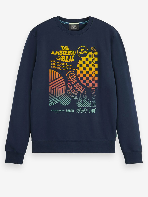 Scotch & Soda Hanorac albastru Scotch & Soda pentru bărbați