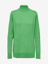 ONLY Pulover cu guler înalt verde pentru femei ONLY Ibi