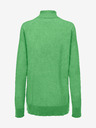 ONLY Pulover cu guler înalt verde pentru femei ONLY Ibi