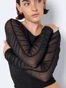 Noisy May Tricou crop top negru pentru femei Noisy May Louise