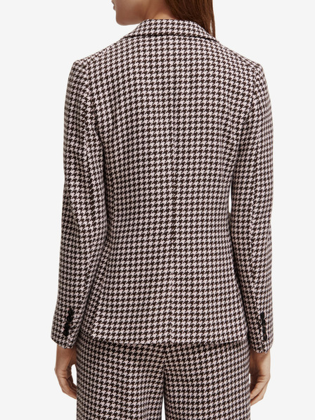 Scotch & Soda Jachetă cu model din lână bej pentru femei Scotch & Soda