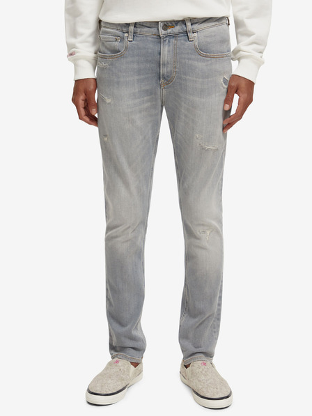 Scotch & Soda Blugi slim fit gri pentru bărbați Scotch & Soda