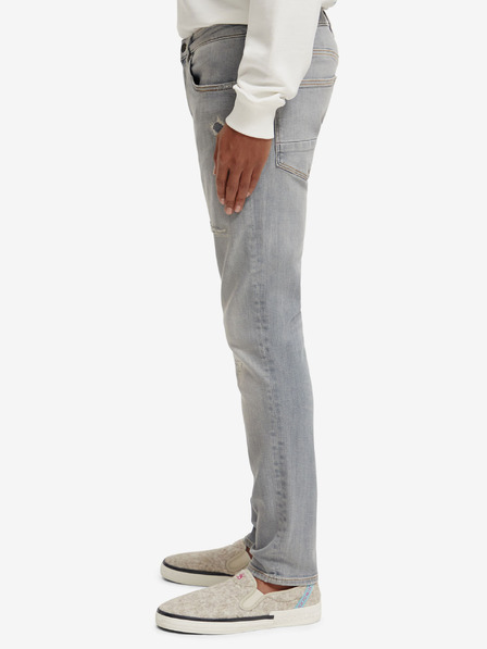 Scotch & Soda Blugi slim fit gri pentru bărbați Scotch & Soda
