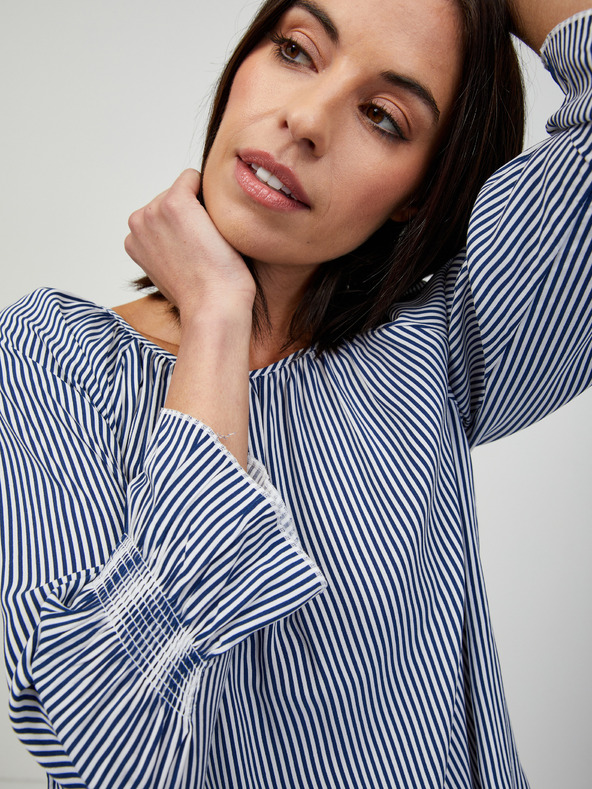 Orsay Bluză cu dungi albastre ORSAY