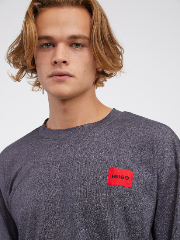 HUGO Pijamale HUGO negre și gri pentru bărbați