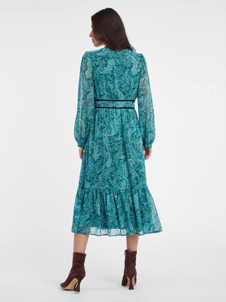 Orsay Rochie midi cu model turcoaz pentru femei ORSAY