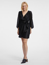Orsay Rochie de damă neagră cu model ORSAY