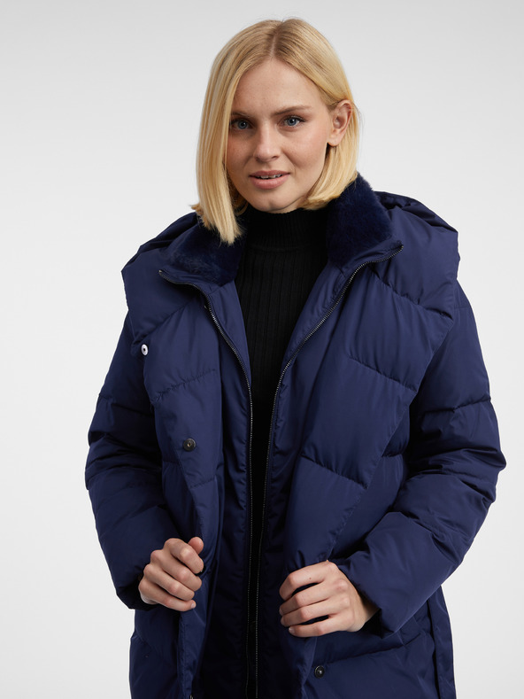 Orsay Geacă matlasată albastru închis pentru femei ORSAY