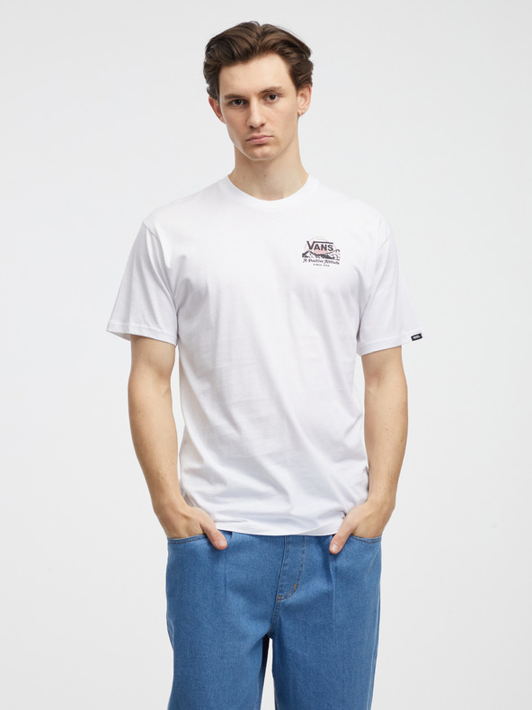 Vans Tricou alb pentru bărbați VANS Positive Attitude