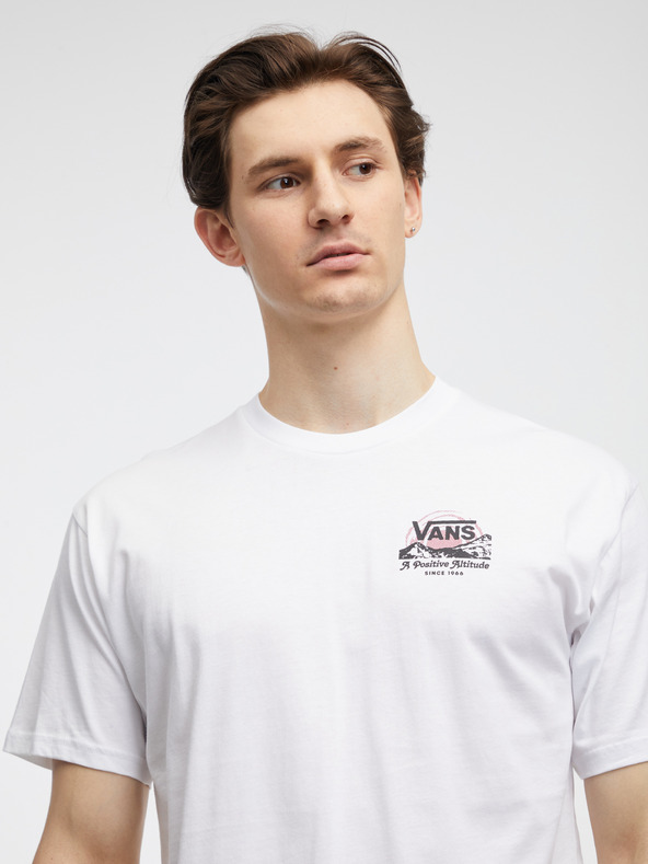 Vans Tricou alb pentru bărbați VANS Positive Attitude