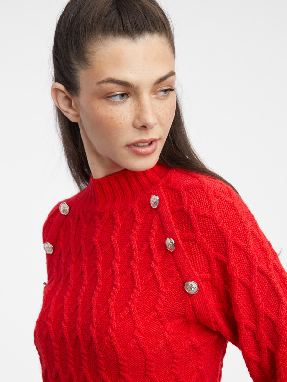 Orsay Pulover de damă roșu ORSAY