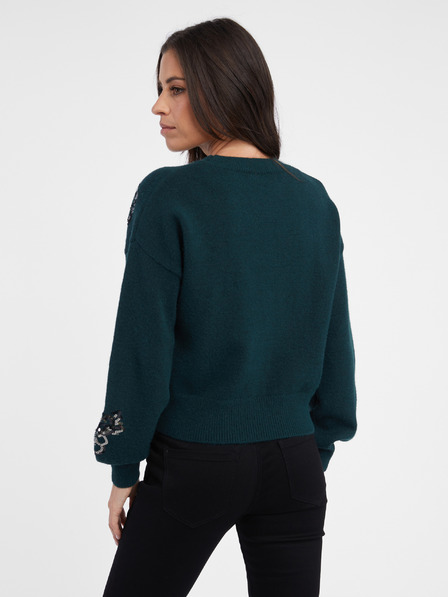 Orsay Pulover verde închis cu model pentru femei ORSAY