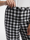 Orsay Pantaloni de damă cu model alb și negru ORSAY