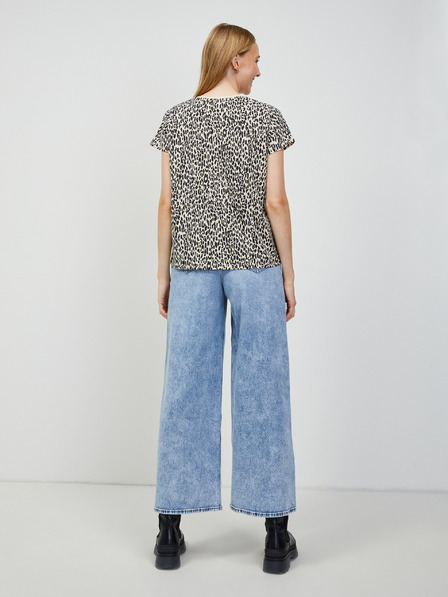 Orsay Tricou bej cu model animal ORSAY